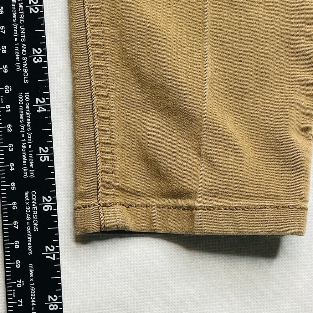 Democracy Ab Technology Skinny Jeans Women 6 Khaki Tan Stretch Denim Minimalist - Picture 8 of 12
